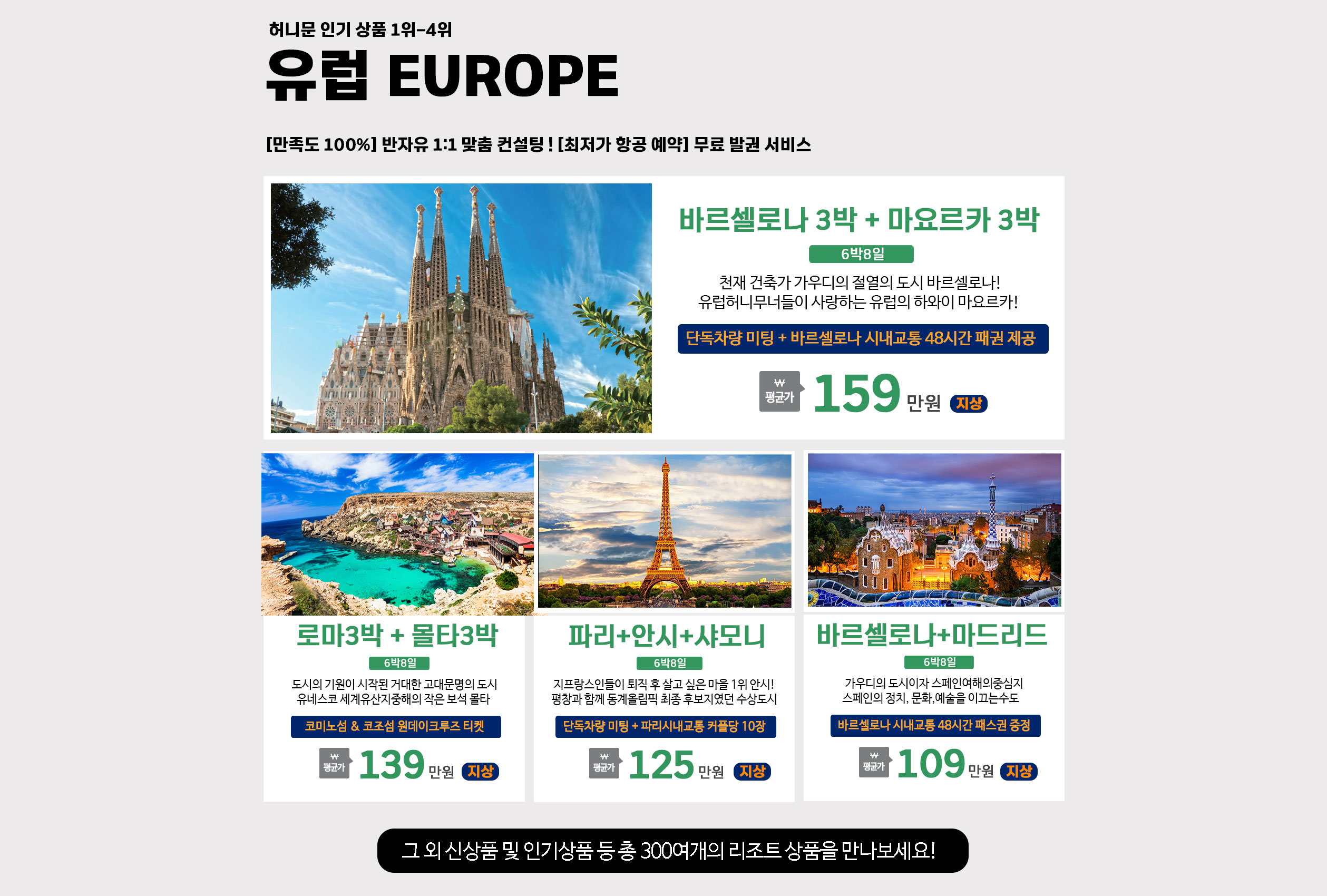 유럽허니문상품